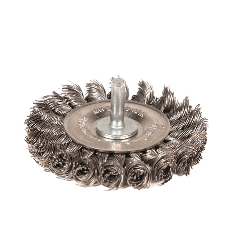 Knot Wire Wheel 3-1/4" (83 mm) Dia. x .020 x 3/8" Steel