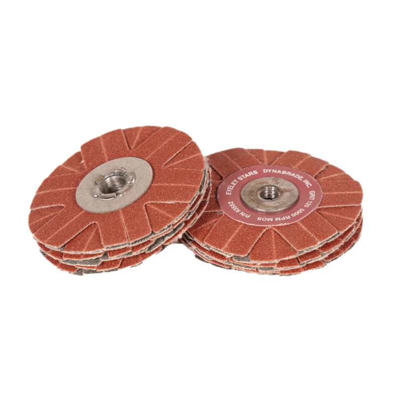 2" (51 mm) Dia. 120 Grit A/O Eyelet Sanding Star