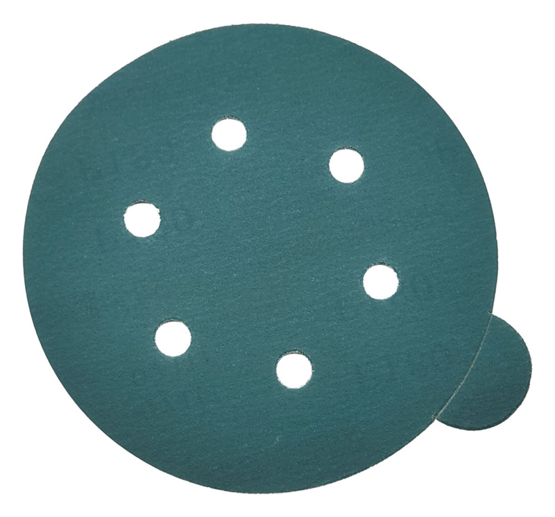 6" (152 mm) Dia. x 180 Grit A/O Vacuum PSA Filmbac DynaCut Disc