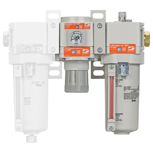 Regulator-Lubricator Assy., 1/2" NPT