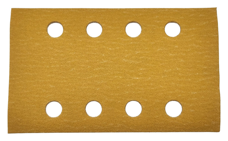 81 mm W x 133 mm L 180 Grit A/O Vacuum Hook-Face DynaCut Sheet