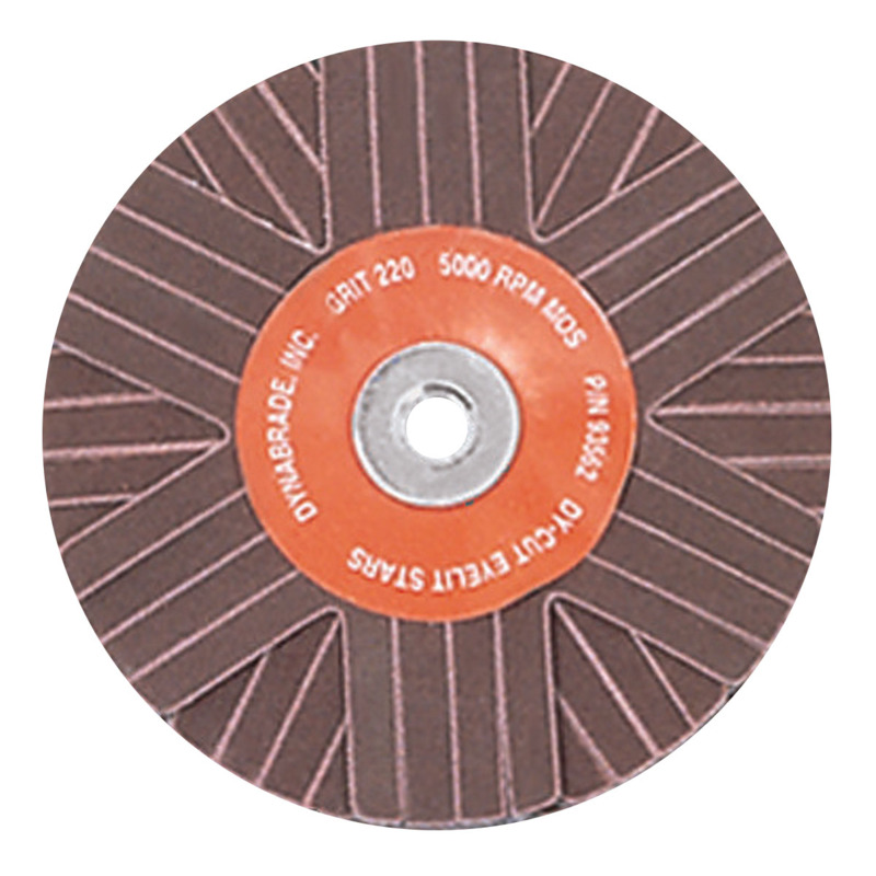 3" (76 mm) Dia. 120 Grit A/O Eyelet Sanding Star