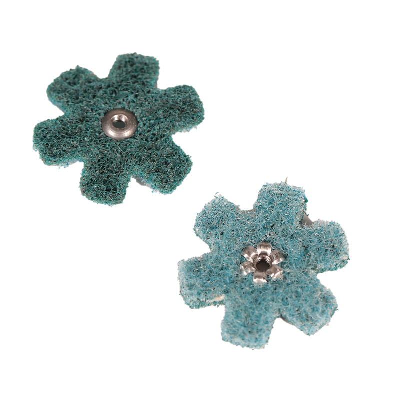 1" (25 mm) Dia. A-Very Fine 3-48 Eyelet DynaBrite Sanding Star