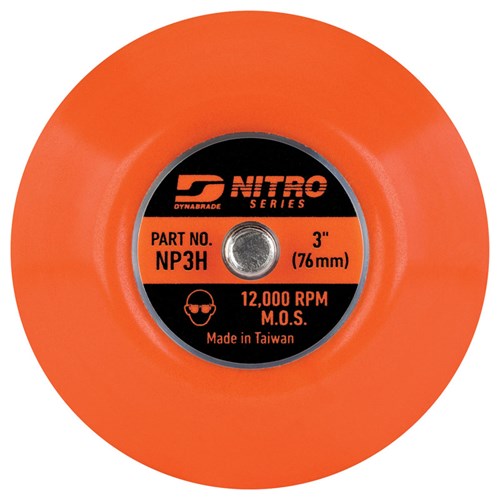 3" (76 mm) Hook Non-Vac Pad