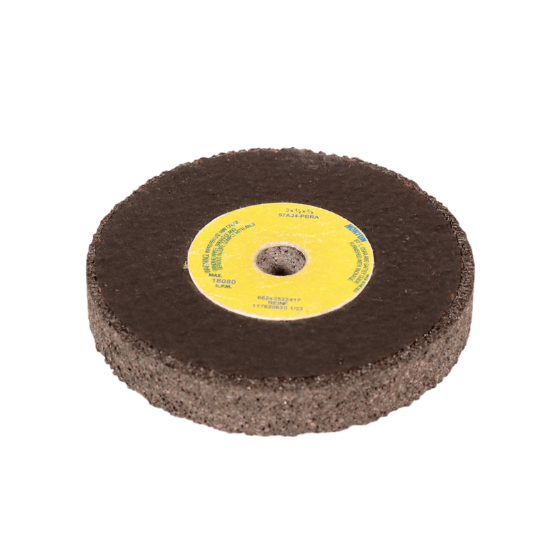 3" (76 mm) Dia. x 1/2" Thick x 3/8" CH Type 01 Straight Wheel