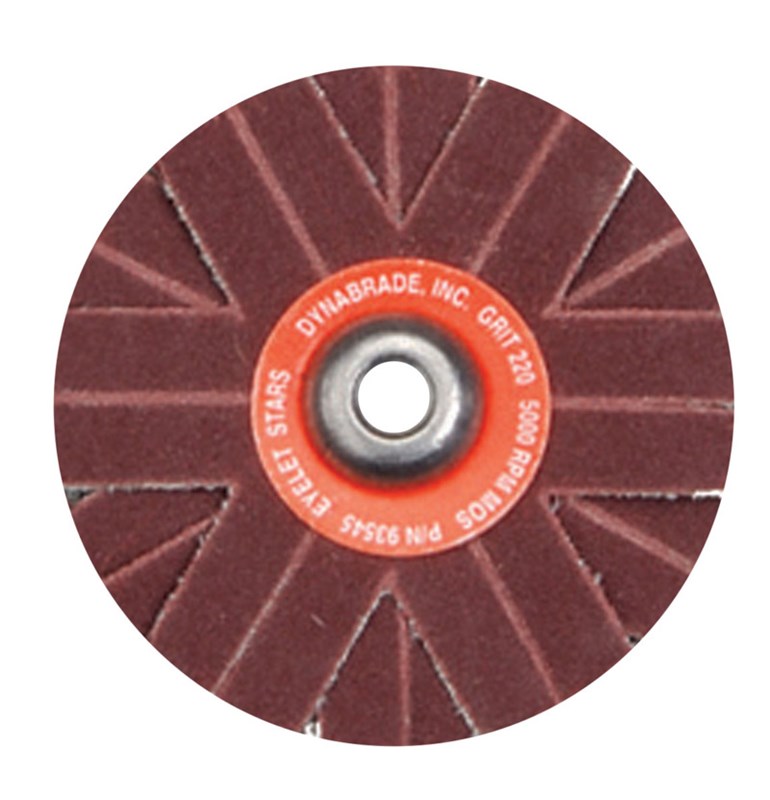 1-1/2" (38 mm) Dia. 80 Grit A/O Eyelet Sanding Star