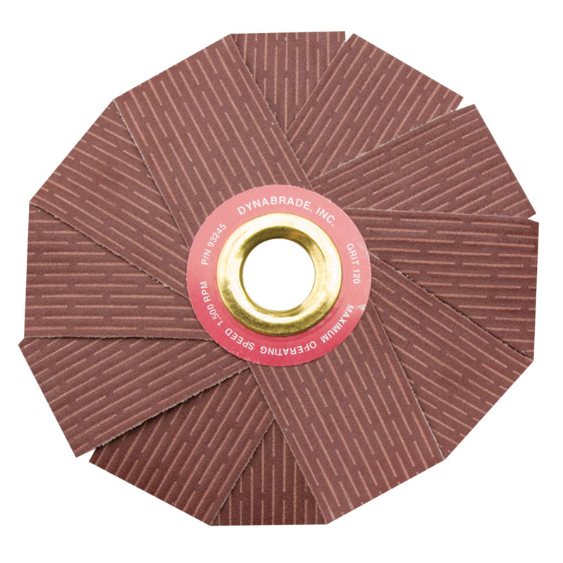 8" (203 mm) Dia. 120 Grit A/O Arbor-Mount Sanding Star