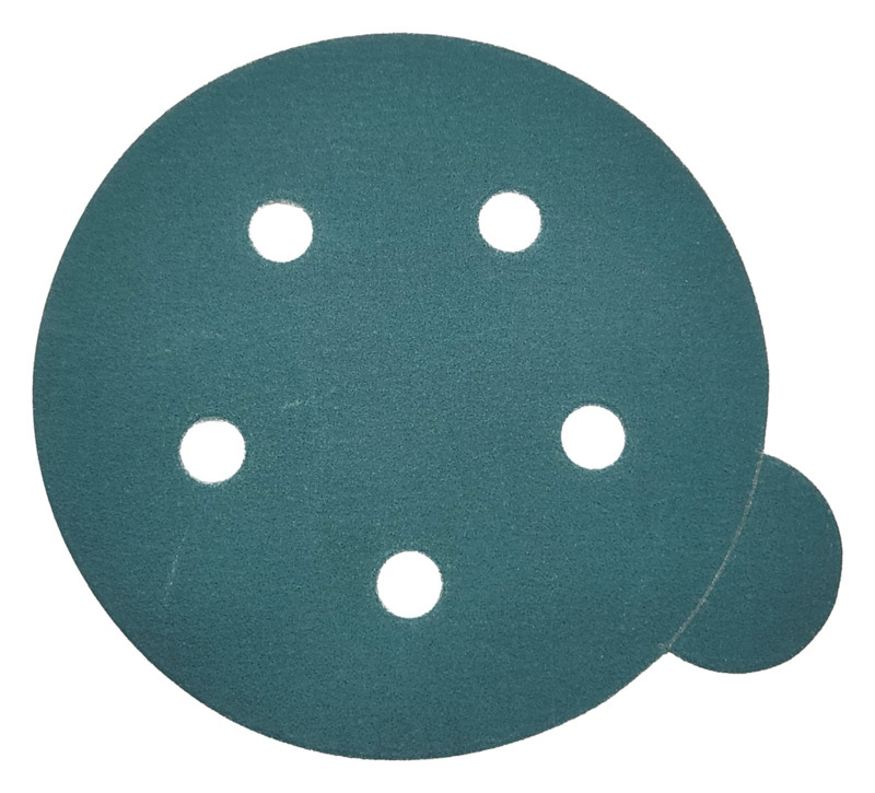 5" (127 mm) Dia. x 150 Grit A/O Vacuum PSA Filmbac DynaCut Disc