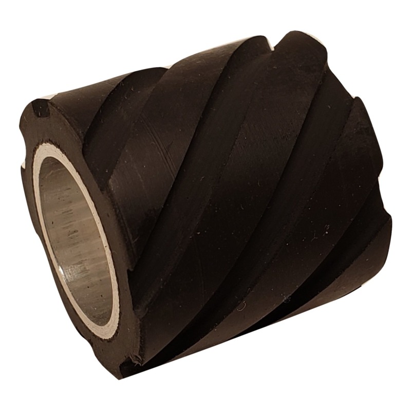 Contact Wheel, 1" Dia. x 1" W x 5/8" I.D., Flat Face, 70 Duro Rubber