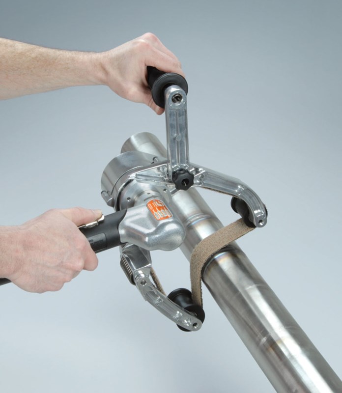Pneumatic Pipe Belt Finisher