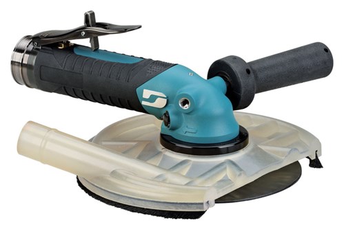 7" (180 mm) Dia. Compact Rebel Right Angle Disc Sander Central Vacuum