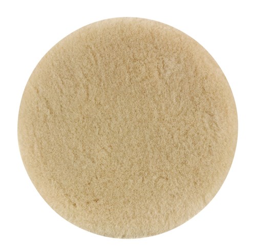 6-1/2" Dynacut Top Wool Polishing Pad, Hook and Loop