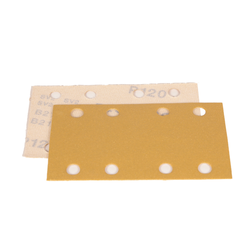 81 mm W x 133 mm L 120 Grit A/O Vacuum Hook-Face DynaCut Sheet
