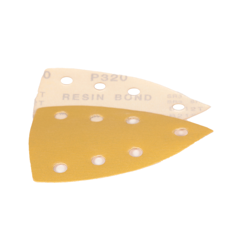 100 mm W x 148 mm L 320 Grit A/O Vacuum Hook-Face 7-Delta DynaCut Sheet