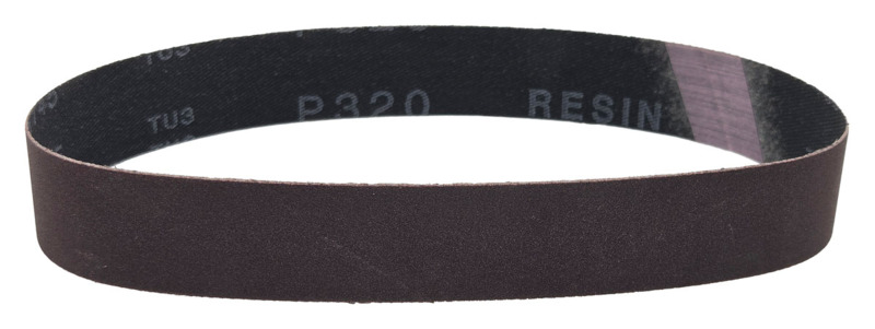 1" (25 mm) W x 18" (457 mm) L 320 Grit A/O DynaCut Belt