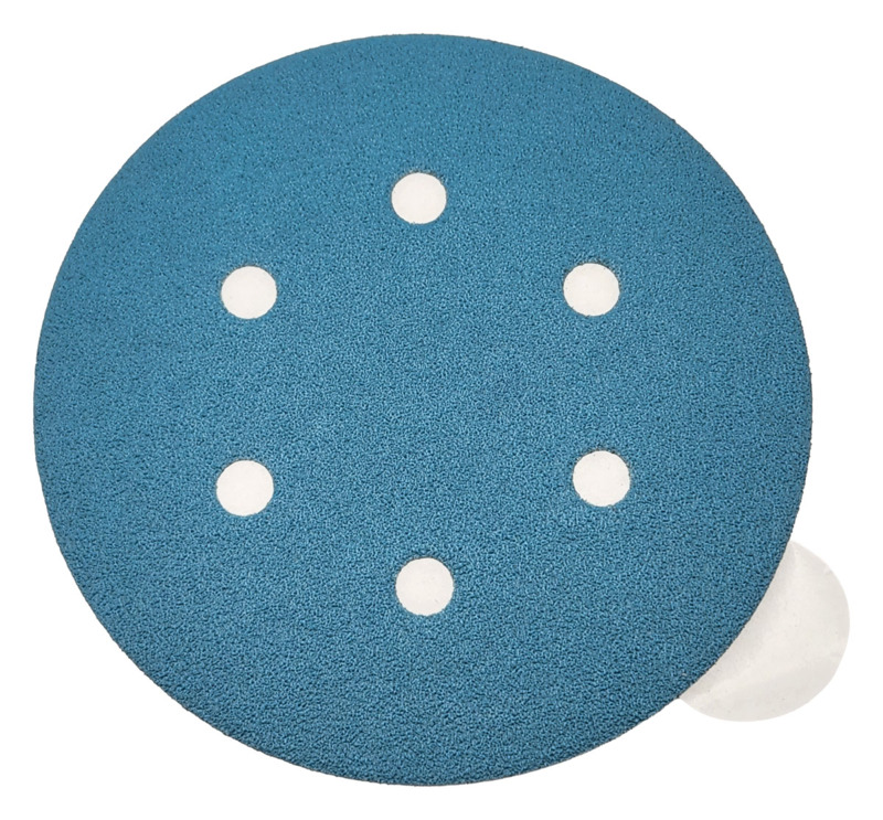 6" (152 mm) Dia. x 80 Grit A/O Vacuum PSA Filmbac DynaCut Disc