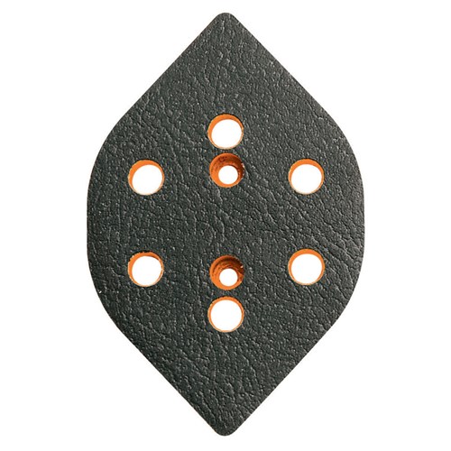 Vacuum Dynafine Tear-Drop Disc Pad, Vinyl-Face