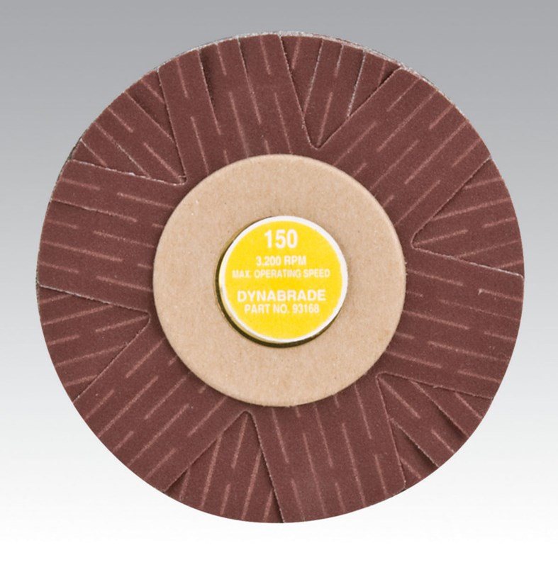 4" (102 mm) Dia. 150 Grit A/O Spindle-Mount Sanding Star